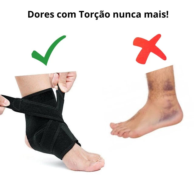 Tornozeleira Ortopédica Em Neoprene Ajustável